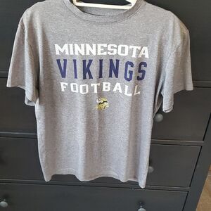 Gray Minnesota Vikings Football T-Shirt